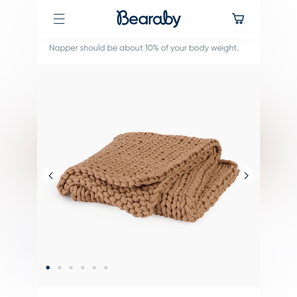 Bearaby Tree Napper Weighted Blanket